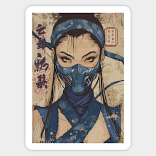 Kitana Mortal Kombat Sticker